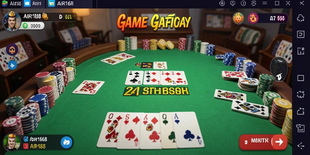 Tampilan gameplay Gaple yang menarik dan interaktif.