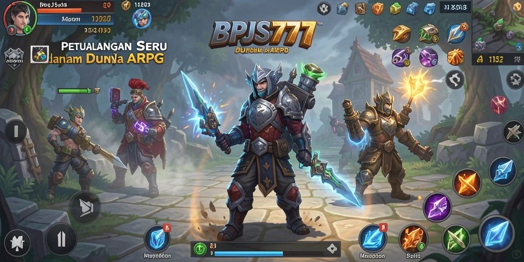 Screenshot gameplay BPJS777 menampilkan pertempuran seru dalam dunia ARPG.