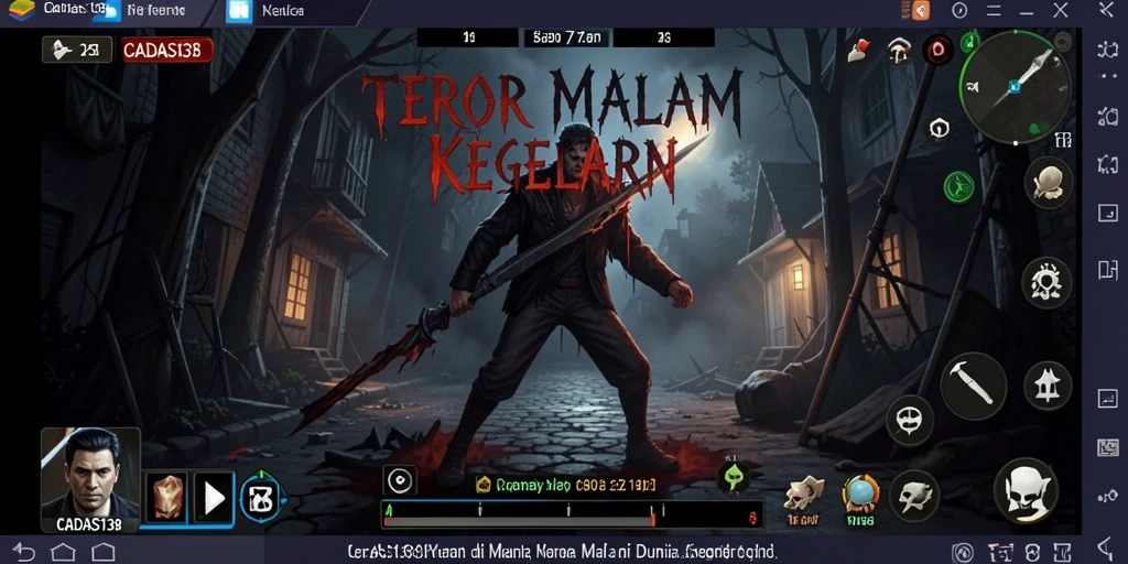 Screenshot menampilkan pengalaman mencekam dari gameplay CADAS138.