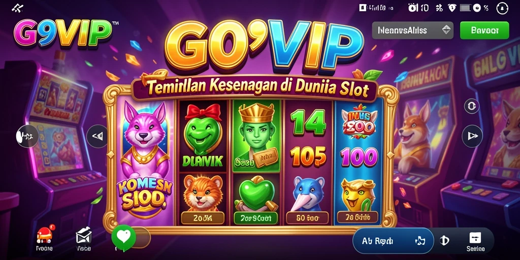 Tangkapan layar menunjukkan gameplay Slot yang menarik dan penuh warna.