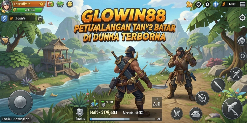 Screenshot GLOWIN88 menampilkan aksi seru dalam dunia terbuka.