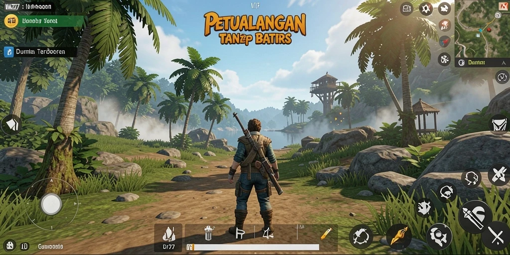 Tampilan gameplay menakjubkan dari dunia terbuka INA777.