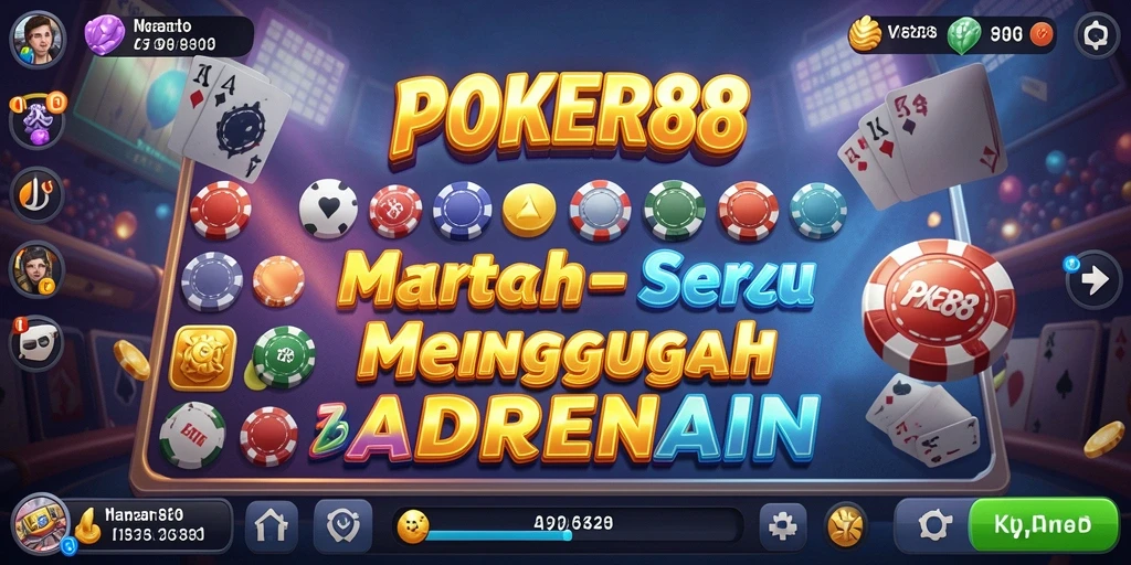Screenshot POKER88 menampilkan gameplay Match-3 yang seru dan menantang.