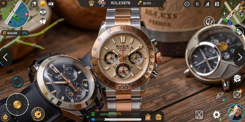 Tampilan gameplay ROLEX878 saat pemain menjelajahi dunia virtual.