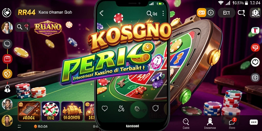 Gameplay seru dan mendebarkan di permainan Kasino RR44.
