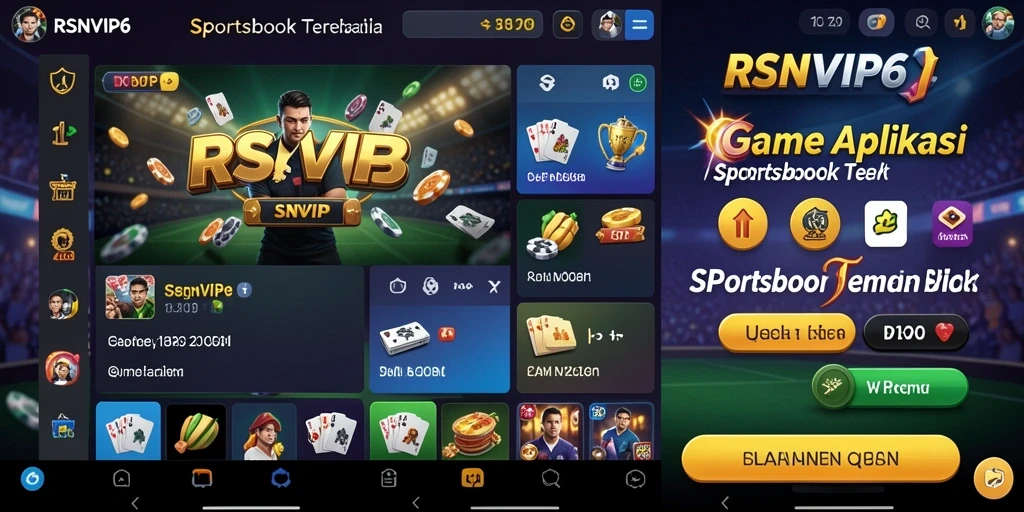 Screenshot utama RSNVIP6 menampilkan gameplay taruhan olahraga yang mendebarkan.