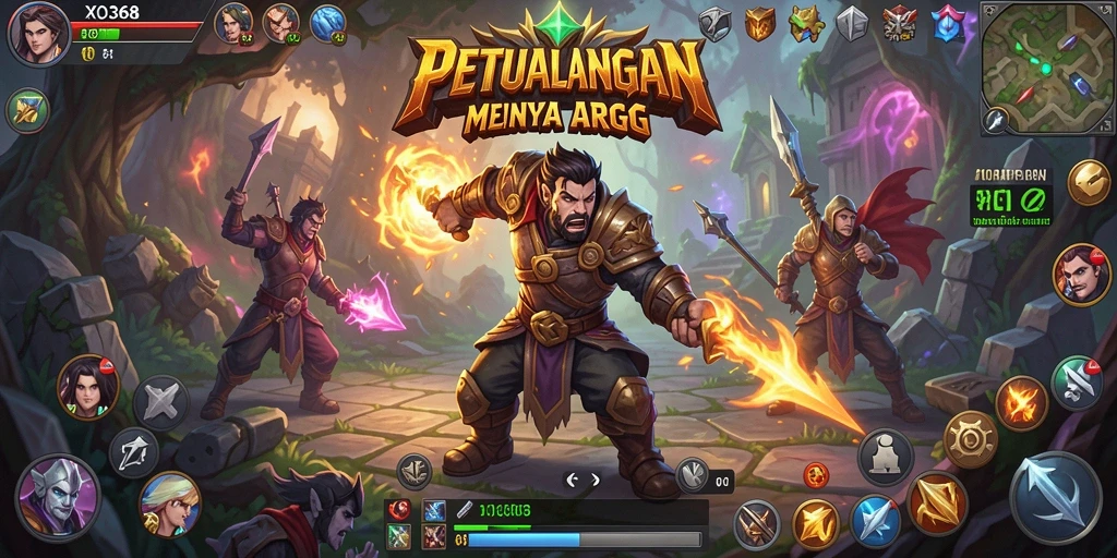 Gameplay seru dalam dunia ARPG yang memukau.